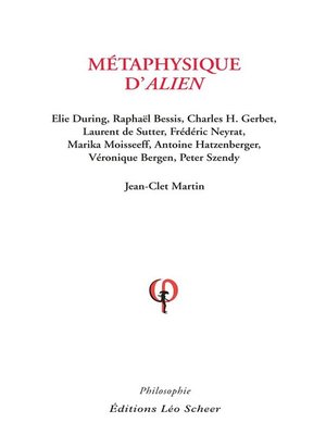 cover image of Métaphysique d'Alien